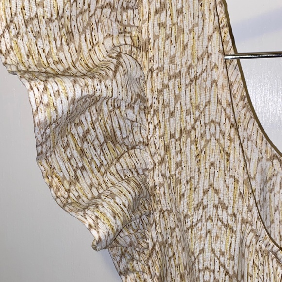 Entro Cream Patterned Mini Dress - Picture 6 of 9